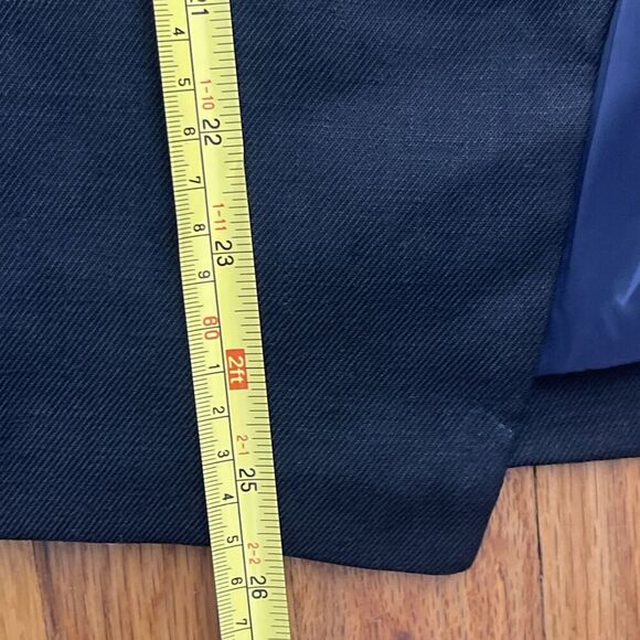 J.CREW Alexandra Blazer in Stretch Linen Blend Size 6 Black NEW Classic CI487 - Picture 11 of 15